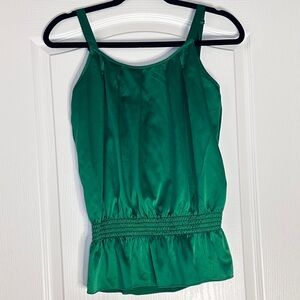 The Limited Vibrant Green Gathered Camisole, Small